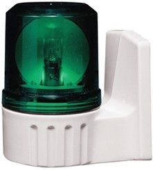 Bom preço. Luz de advertência revolvendo do bulbo de Qlight S80AU, cor verde, empregando o sistema de transmissão de energia especial em linha