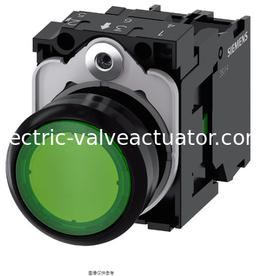 Bom preço. Siemens 3SU Flat Nose Round Button Green 3SU1102-0AB40-1BA0 -25°C Temperatura mínima de funcionamento com luz LED em linha