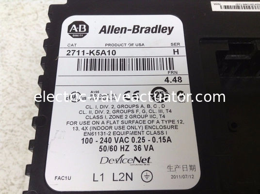 Bom preço. Ecrã táctil HMI preto Terminal Allen Bradley Panelview 550 2711-K5A10 Ser H em linha