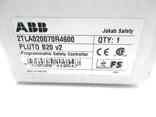 Bom preço. ABB 2TLA020070R4600 Programmable Safety Controller StatusBus 24 V DC Failsafe 16 1.5A em linha