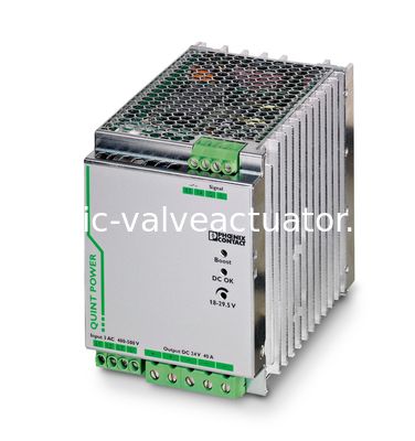 Bom preço. Phoenix QUINT-PS/3AC/24DC/40 2866802 power module, three-phase AC input, 24V DC output, 40W em linha