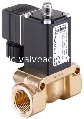 Bom preço. Válvula de solenoide de roqueiro de acção directa tipo Burkert 0331 em configurações de 2/2-Way e 3/2-Way em linha