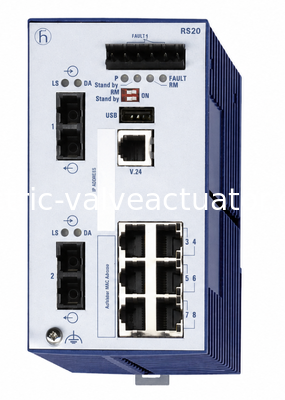 Bom preço. Hirschmann RS20-0800S2S2SDAEHC Switch gerenciado industrial robusto com uplinks de fibra para redes de automação em linha