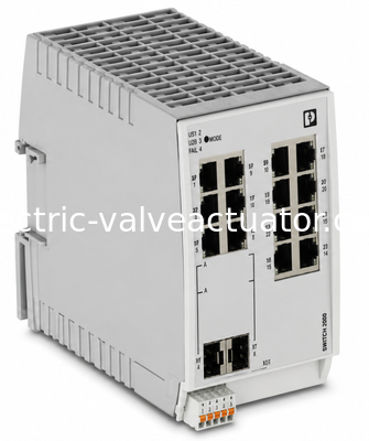 Bom preço. Phoenix Contact FL SWITCH 2214-2SFX 1006188 Industrial Ethernet Switch∙ 14 Portes Gerenciados Switch com 2 Portos de Fibra SFP em linha
