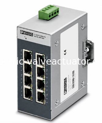 Bom preço. Phoenix Contact FL SWITCH SFNB 8TX 2891002 Compacto Commutador de Rede Industrial, 8 portas Ethernet RJ45 rápidas em linha