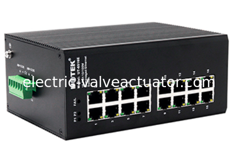 Bom preço. UOTEK UT-6516E 16-Port 100M Industrial Ethernet Switch com proteção contra raios aprimorada em linha