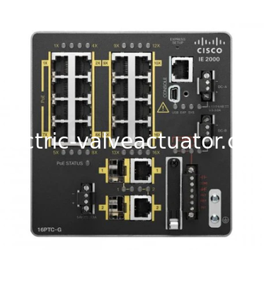 Bom preço. Cisco IE-2000 Industrial PoE Managed Switch 16-Port Fast Ethernet com Gigabit SFP Uplink LAN Base IE2000 Série Industrial Network Switch em linha