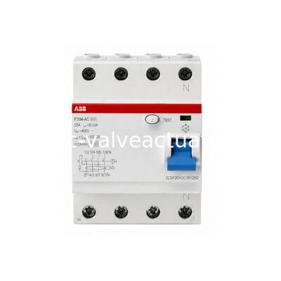 Bom preço. ABB 2CSF204401R1950 F204 A-125/0.03 AP-R Interruptor de corrente residual 125A 4 polos em linha