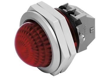 Bom preço. Furo redondo durável da luz do indicador de velocidade φ35mm de Digitas com a microplaqueta brilhante do diodo emissor de luz em linha