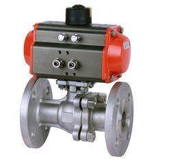 Bom preço. Válvula de bola pneumática 4.0MPa da flange 8bar RQ4P1FP16-Q com WCB Actautor em linha