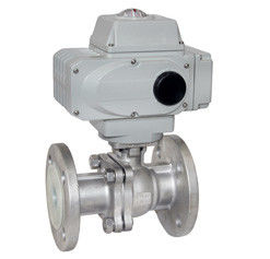 Bom preço. Válvula de bola elétrica PN1.6 do atuador 300mm de WCB RQ4P1FP16-D em linha