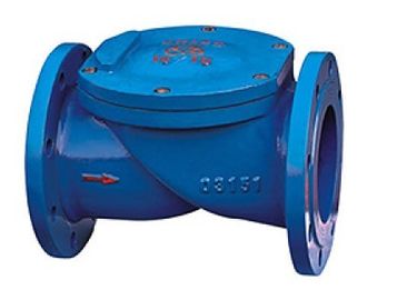 Bom preço. Válvula de verificação de borracha do disco da flange do ferro de molde de H44X (SFCV) para a bomba, líquido corrosivo fraco em linha